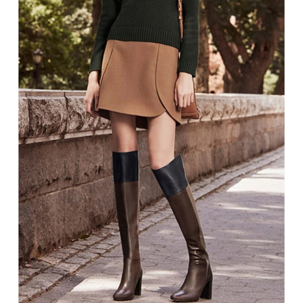Tory Burch | Wool Flannel Mini Skirt Hound Size 6